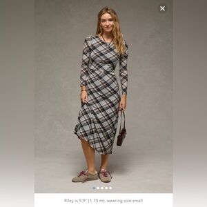 AE NWT Asymmetrical Hem Midi Dress- Small